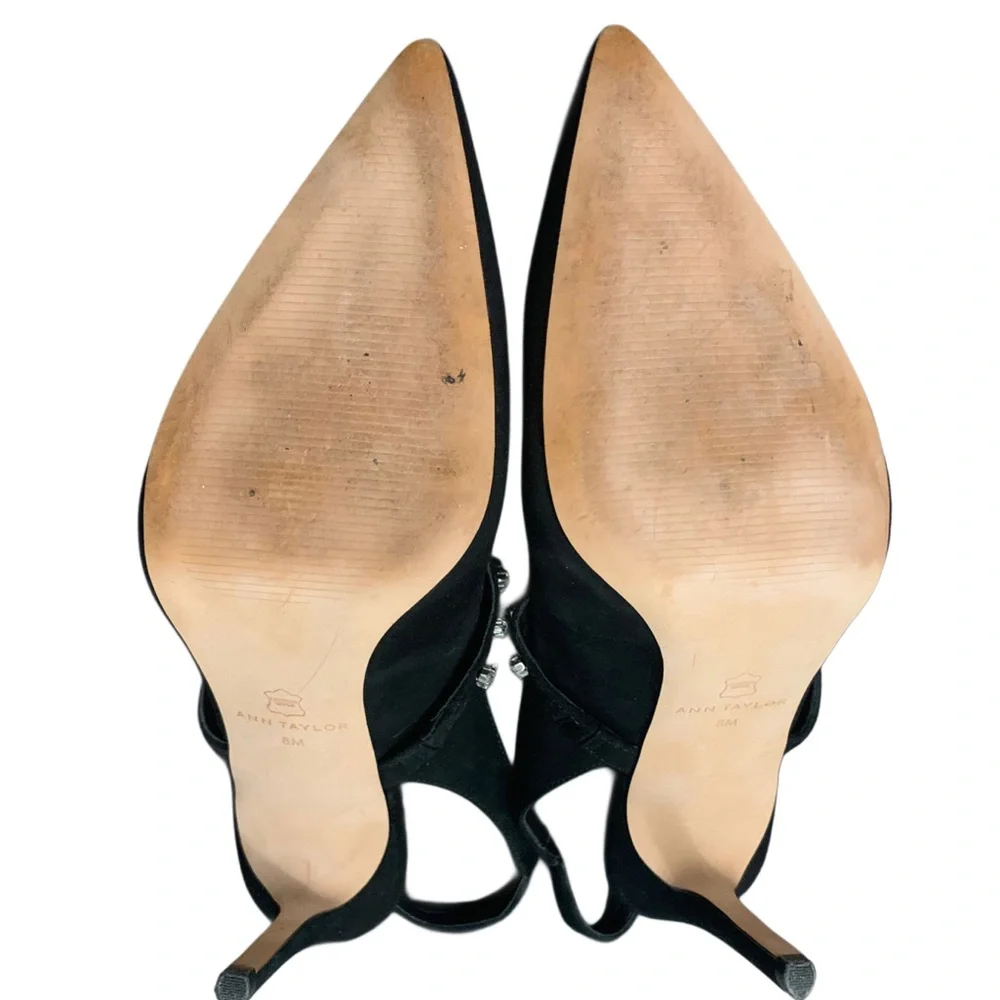 Ann Taylor Black Women's Shoes with Embellishments